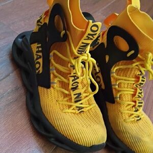Yellow Athletic Shoes